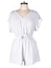 Discreet 100% Polyester Solid White Romper Size L - photo 1