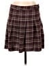 Unbranded 100% Polyester Plaid Brown Casual Skirt Size XXL - photo 1