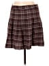 Unbranded 100% Polyester Plaid Brown Casual Skirt Size XXL - photo 2