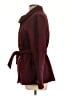 Forever 21 100% Polyester Burgundy Coat Size L - photo 5