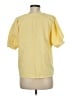 Boden 100% Cotton Yellow Short Sleeve Blouse Size 8 - photo 2