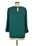 Ann Taylor 100% Polyester Teal 3/4 Sleeve T-Shirt Size M - photo 2
