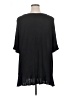 Terra & Sky Black Short Sleeve Top Size 1X - photo 2
