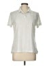 Nike 100% Polyester Ivory Short Sleeve Polo Size L - photo 1