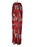 On Twelfth 100% Polyester Print Red Casual Pants Size L - photo 5