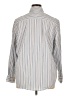 Tommy Hilfiger 100% Cotton Stripes Silver Long Sleeve Button-Down Shirt Size 1X - photo 2
