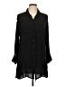 O'Neill 100% Viscose Black 3/4 Sleeve Blouse Size L - photo 1