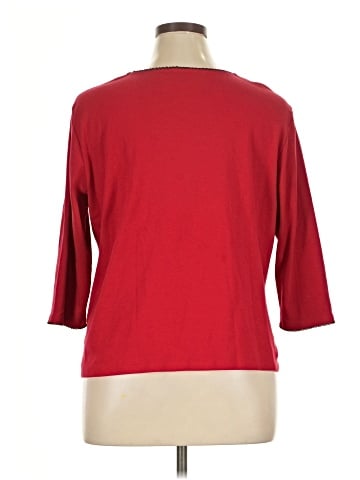 Alfred Dunner 3/4 Sleeve Top (view 2)
