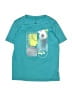 Under Armour 100% Polyester Print Teal Active T-Shirt Size 6 - photo 1