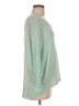 It's Our Time Green 3/4 Sleeve Top Size M - photo 4