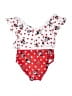 Disney 100% Polyester Hearts Red Two Piece Swimsuit Size 4 - photo 2