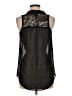 Deb 100% Polyester Black Sleeveless Blouse Size M - photo 2