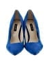 Nine West Solid Blue Heels Size 7 1/2 - photo 2