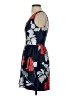 Aqua 100% Polyester Graphic Blue Cocktail Dress Size XS - photo 5