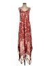 Taylor 100% Polyester Paisley Red Casual Dress Size 4 - photo 1