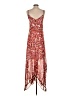 Taylor 100% Polyester Paisley Red Casual Dress Size 4 - photo 2