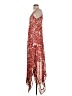 Taylor 100% Polyester Paisley Red Casual Dress Size 4 - photo 5