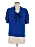 CeCe Blue Short Sleeve Polo Size M - photo 1