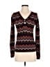 ModCloth Chevron-herringbone Purple Pullover Sweater Size XS (estimated) - photo 1