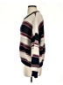 Cope 100% Polyester Stripes Burgundy Pullover Sweater Size S - photo 5