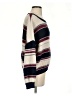 Cope 100% Polyester Stripes Burgundy Pullover Sweater Size S - photo 4