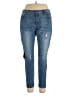 Max Jeans Hearts Blue Jeans Size 14 - photo 1