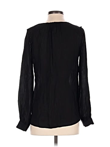 Paige Long Sleeve Silk Top (view 2)