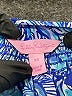 Lilly Pulitzer 100% Silk Blue Long Sleeve Silk Top Size XS - photo 7