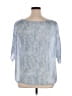 MICHAEL Michael Kors 100% Polyester Blue 3/4 Sleeve Blouse Size XL - photo 2
