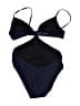 J.Crew Solid Blue Two Piece Swimsuit Size 6 - photo 2