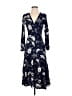 Massimo Dutti Floral Blue Casual Dress Size 4 - photo 1