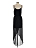 Lush 100% Polyester Black Cocktail Dress Size M - photo 2