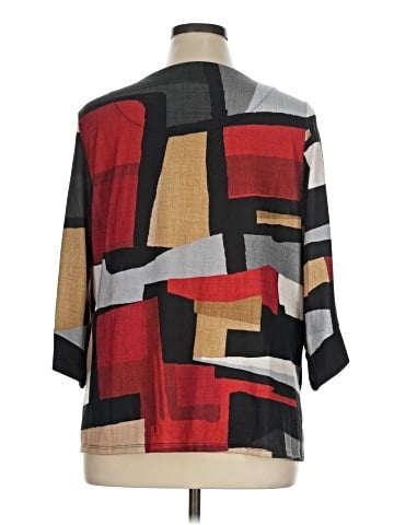 Alfred Dunner 3/4 Sleeve T-Shirt (view 2)