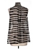 Pleione 100% Polyester Gray Sleeveless Blouse Size L - photo 2