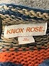 Knox Rose Color Block Orange Poncho Size XS - photo 7