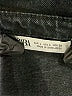 Zara Black Denim Jacket Size L - photo 6
