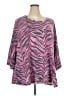 N Touch Animal Print Pink Poncho Size 3X - photo 1
