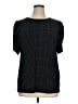 MICHAEL Michael Kors Polka Dots Black Short Sleeve Top Size 1X - photo 1