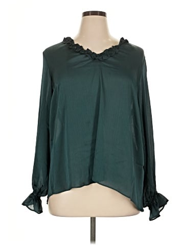 City Chic Long Sleeve Blouse (view 1)
