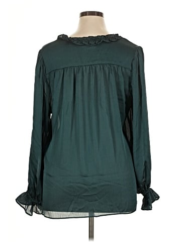 City Chic Long Sleeve Blouse (view 2)