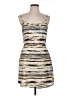 Rusty 100% Polyester Print Silver Cocktail Dress Size L - photo 1