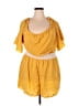rue21 Color Block Yellow Orange Romper Size 4X - photo 1