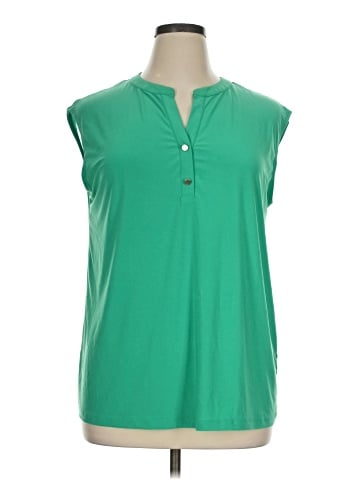 Anne Klein Sleeveless Blouse (view 1)