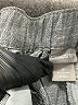 Chico's 100% Polyester Houndstooth Gray Dress Pants Size M - photo 7