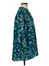 Ruby Rd. Paisley Teal 3/4 Sleeve Button-Down Shirt Size M - photo 4