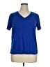 Cato Blue Short Sleeve T-Shirt Size 16w - photo 1