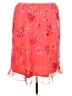White Stag 100% Polyester Floral Red Formal Skirt Size 28W - photo 1