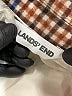 Lands' End 100% Polyester Checkered-gingham Orange Coat Size 3X - photo 6