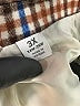 Lands' End 100% Polyester Checkered-gingham Orange Coat Size 3X - photo 7