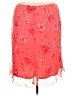 White Stag 100% Polyester Floral Red Formal Skirt Size 28W - photo 2